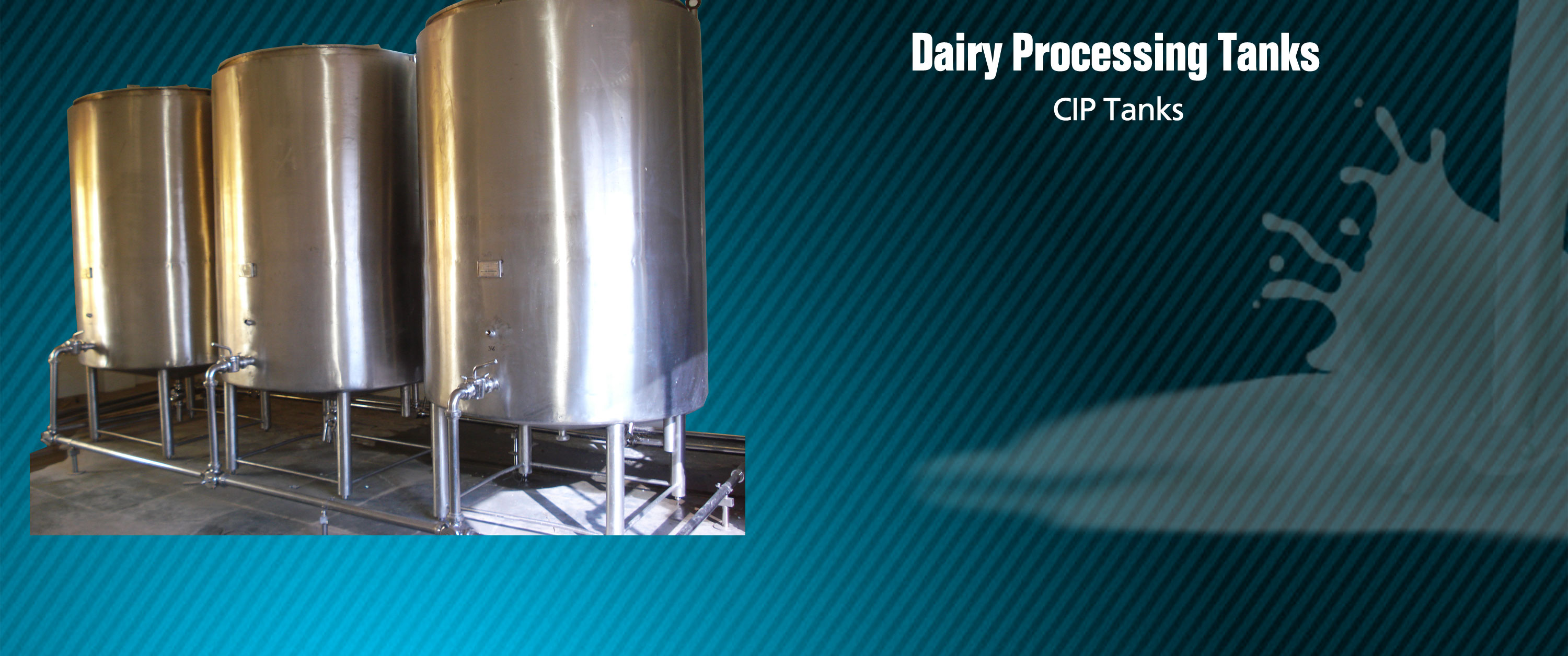 dairy processing tanks